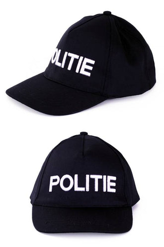 PartyXplosion Baseball cap pet politie one size