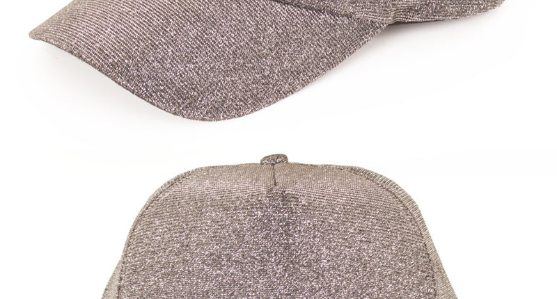 PartyXplosion Baseballcap glitter zilver