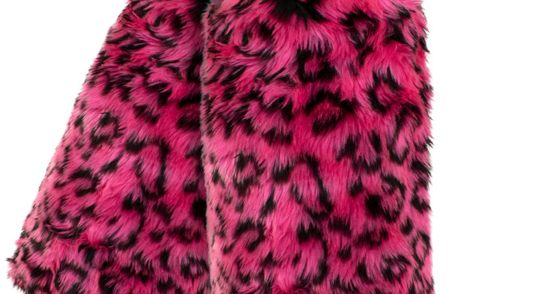 PartyXplosion Beenwarmers pluche panter roze