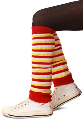 PartyXplosion Beenwarmers rood/wit/geel kids