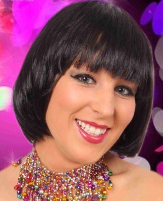 PartyXplosion Boblijn pruik zwart