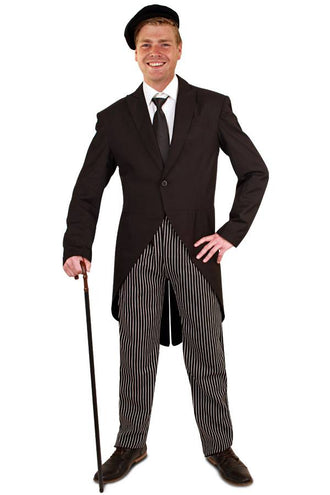 PartyXplosion Boeren slipjas Stijn zwart unisex