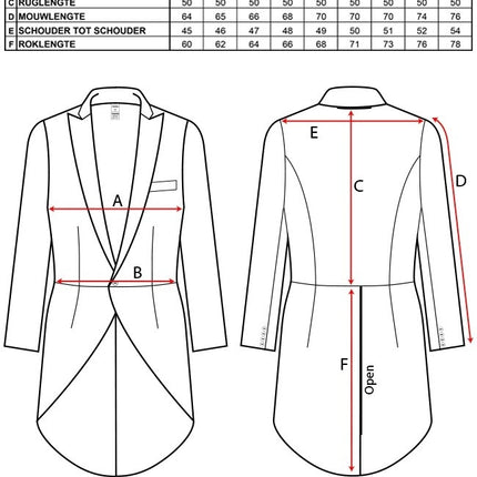 PartyXplosion Boeren slipjas Stijn zwart unisex