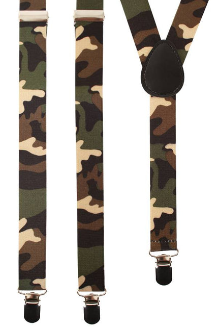 PartyXplosion Bretel camouflage print