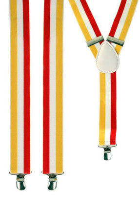 PartyXplosion Bretel rood/wit/geel