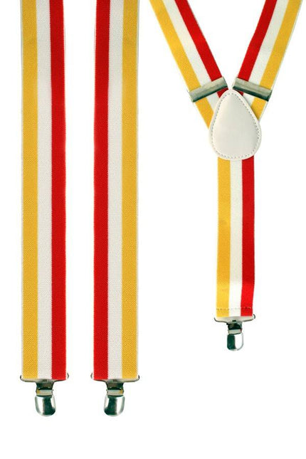 PartyXplosion Bretel rood/wit/geel