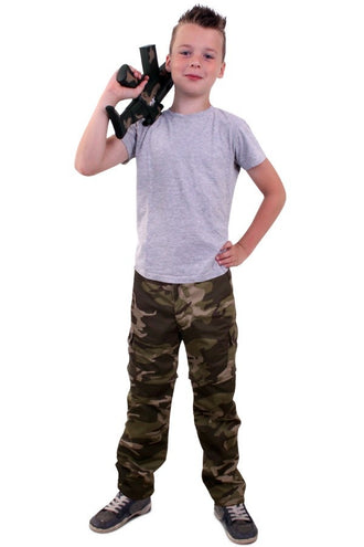 PartyXplosion Camouflage broek unisex kinderen