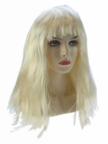 PartyXplosion Carnaval- & feest accessoires: Pruik, lang haar met pony