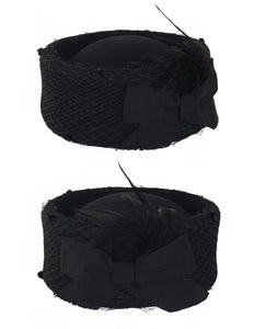 PartyXplosion Dameshoed wolvilt zwart hoog model