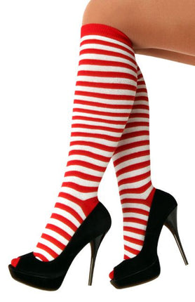 PartyXplosion Doruskousen rood/wit 35/42