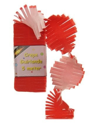 PartyXplosion Feestslingers rood-wit