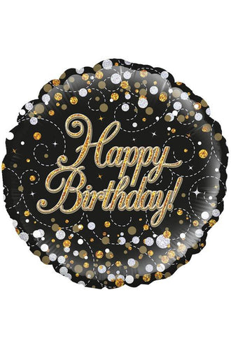 PartyXplosion Folie ballon Happy Birthday design 45.7cm