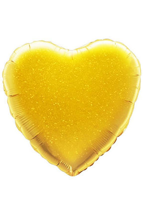 PartyXplosion Folie ballon hart goud  nr. 18 45.7cm