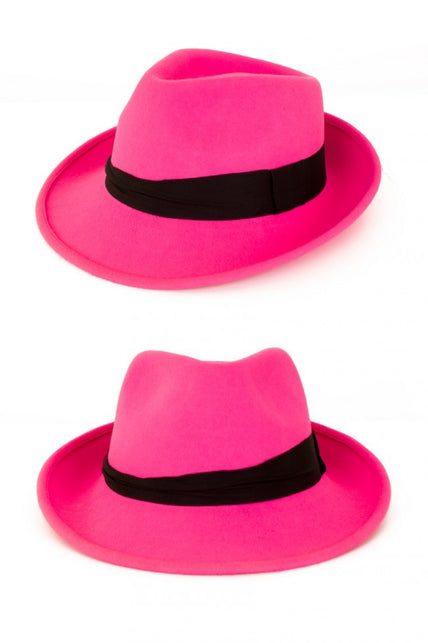 PartyXplosion Gangster Al Capone hoed roze