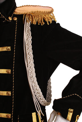 PartyXplosion Gevlochten erekoord zilver 1 meter, 30 mm.