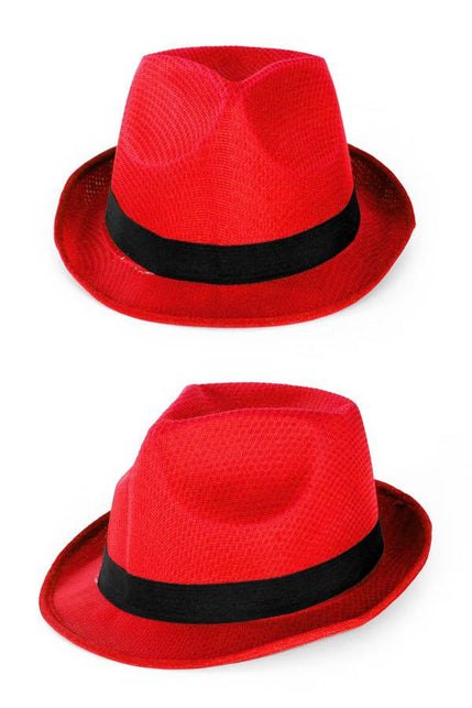 PartyXplosion Gleufhoedje populair rood