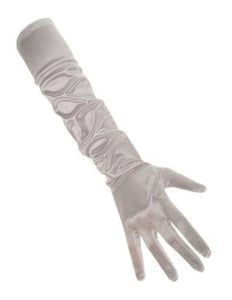 PartyXplosion Handschoenen zilver 48 cm