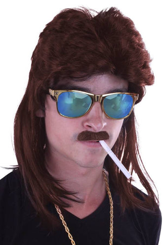 PartyXplosion Herenpruik met matje bruin