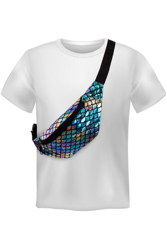 PartyXplosion Heuptasje schubben metallic