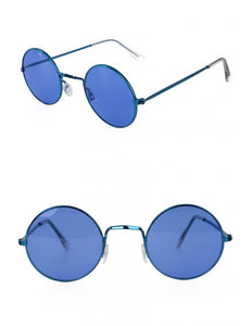 PartyXplosion Hippie bril blauwe glazen