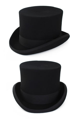 PartyXplosion Hoge hoed wolvilt zwart mt 59