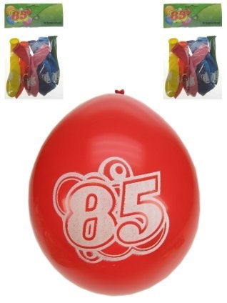 PartyXplosion Leeftijd ballonnen 85 jaar
