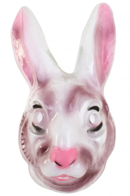 PartyXplosion Masker konijn plastic volwassen