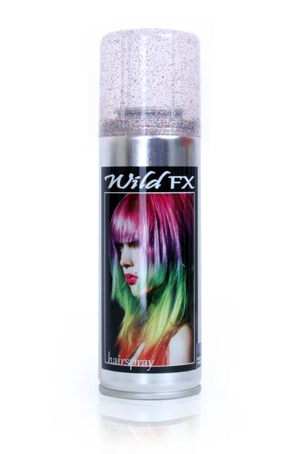 PartyXplosion Multi glitter kleuren haar spray