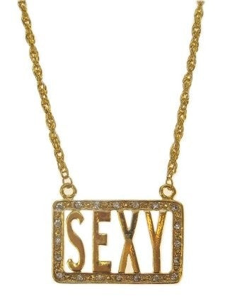 PartyXplosion Nep gouden ketting sexy