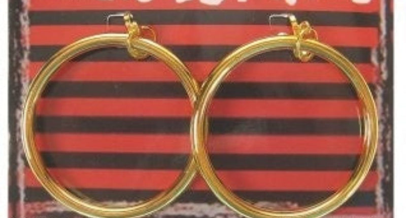 PartyXplosion Oorbellen piraat met klipsluiting goud