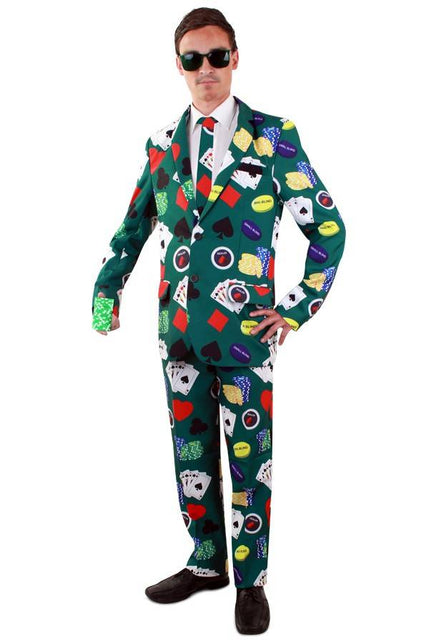 PartyXplosion Poker kostuum Sem unisex