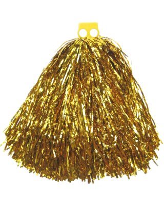 PartyXplosion Pom pom Cheerleader ringgreep goud populair 80 gr