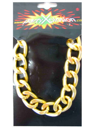PartyXplosion Pooier armband nep goud grof model