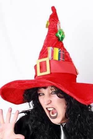 PartyXplosion Rode heksenhoed