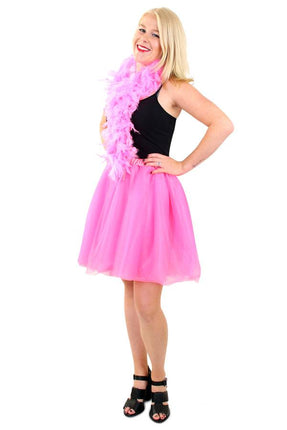 PartyXplosion Roze tule rok Britt  pink dames