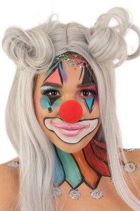 PartyXplosion Schuimneus clown rood