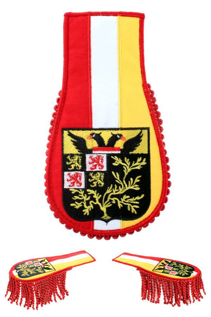 PartyXplosion Set schouder epauletten Oeteldonk met wapen