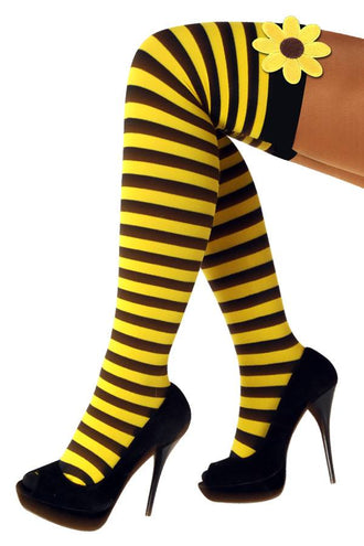 PartyXplosion Stay up kousen bijtje one size