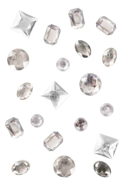 PartyXplosion Stenen groot crystal 200 gram