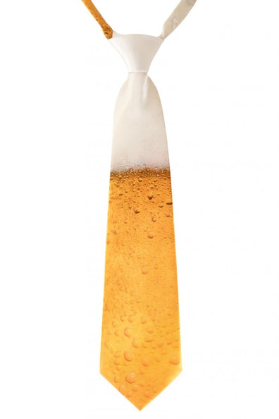 PartyXplosion Stropdas bier print