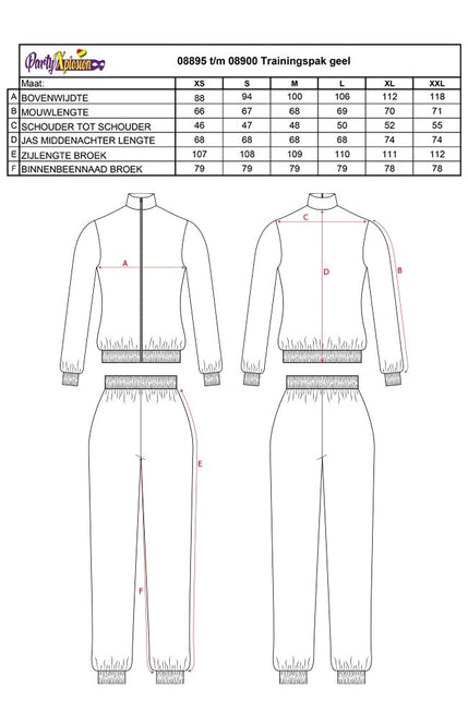 PartyXplosion Trainingspak bier