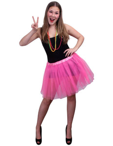 PartyXplosion Tule rokje Diana roze dames