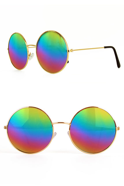 PartyXplosion Uilenbril olieglas geel