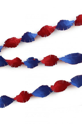 PartyXplosion Versierslingers kleur: Rood/wit/blauw