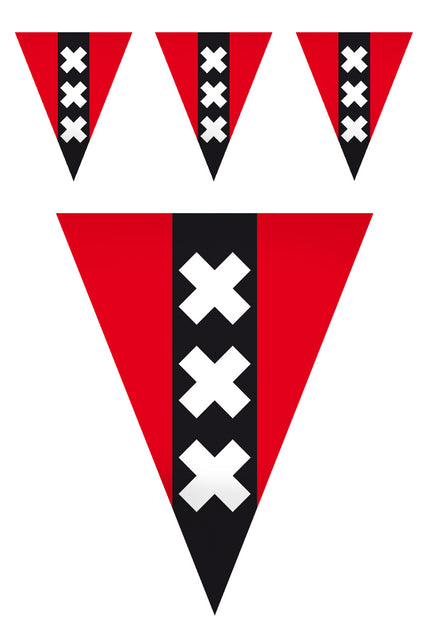 PartyXplosion Vlaggenlijn Amsterdam 10 meter