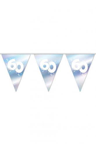 PartyXplosion Vlaggenlijn  Diamanten bruiloft 10 meter