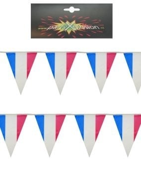 PartyXplosion Vlaggenlijn Frankrijk  10 meter