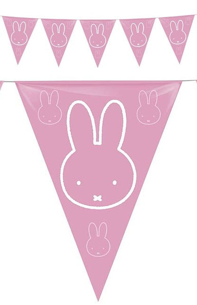 PartyXplosion Vlaggenlijn Nijntje  geboorte meisje 6 meter