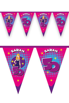 PartyXplosion Vlaggenlijn Sarah 6 mtr