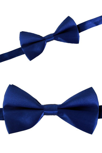 PartyXplosion Vlinderstrik satijn blauw